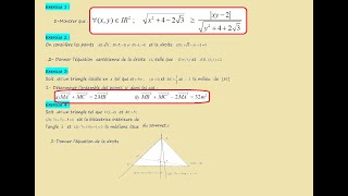 1asmProduit scalaire  4 exercices lignes de niveau [upl. by Studley]