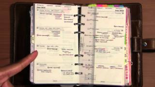 Ways of a Filofax Part 2  The Priority Calendars [upl. by Malony]