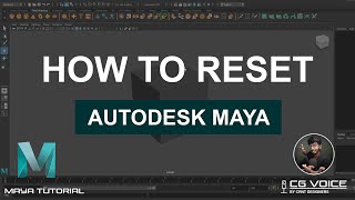 How To Reset Autodesk Maya Software [upl. by Onia]