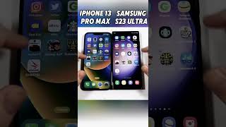 iPhone 13 Pro Max vs Samsung S23 Ultra EPIC SPEED SHOWDOWN⚡Fastest Flagship of 2024🔥shortsviral [upl. by Joya]