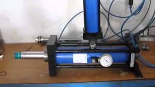 Hydropneumatic Cylinder by Gravity Controls Thane [upl. by Nemzzaj599]