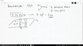 hybridization formaldehyde [upl. by Bennet]