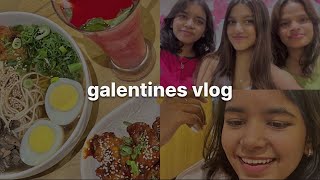 galentines day vlog🌷l anshika binish [upl. by Woolson]