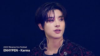 Karma Stage Cam  2023 Weverse Con Festival  ENHYPEN 엔하이픈 [upl. by Aidas195]