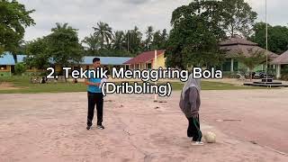 Teknik Dasar Sepak Bola ⚽️ [upl. by Enaid]