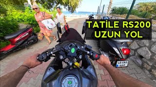 PULSAR RS 200 UZUN YOL DENEYİMİ  MUĞLADATÇA [upl. by Dumah322]