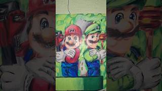 O meu desenho do Mario e Luigi gilmarmarcelartes marca ele aí galera pra o vídeo chegar nele [upl. by Newbill]