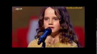 Amira Willighagen zingt opera  Hollands Got Talent 2013 complete versie incl interviews [upl. by Ameluz796]