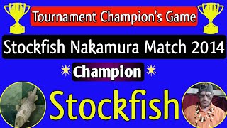 Stockfish  Stockfish Nakamura Match 2014 chess [upl. by Iolenta]