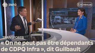 Mobilité Infra Québec  entrevue avec Geneviève Guilbault [upl. by Koressa]