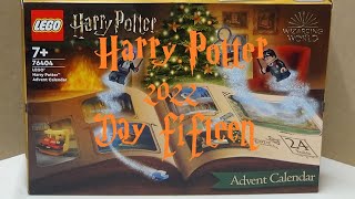 LEGO 76404 HARRY POTTER 2022 ADVENT CALENDAR DAY 15 [upl. by Yddet656]