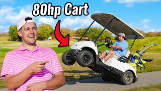 Motor Swapped Golf Cart Reckless Golfing 5 [upl. by Waldron200]