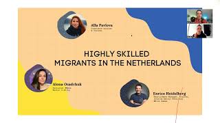 Webinar Highly skilled migrant status in NL Eng [upl. by Ayek]