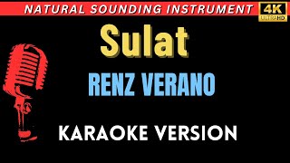 Sulat  Renz Verano HD Karaoke Version [upl. by Claud]