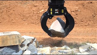 Cat® G308 Demolition and Sorting Grapple Overview [upl. by Orelee68]