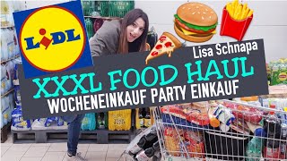 XXXL FOOD HAUL  LIDL  WOCHENEINKAUF  BURGERPARTY  OKTOBER 2019  DEUTSCH [upl. by Esaele]