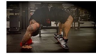 CRAZY FLEXIBILITY AT 295 LBS  Rich Piana [upl. by Ziladnerb]