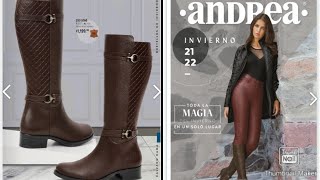 Catálogo Andrea INVIERNO 2022👢👠 Zapatos Andrea 2021 [upl. by Nyloc]