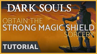 Dark Souls  How to get the Strong Magic Shield Sorcery in the Dukes Archives [upl. by Eelirem]