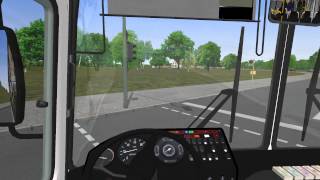 OMSI  The Bus Simulator Поездка на ПАЗ 4234 [upl. by Ayocal609]