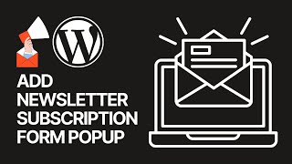 How To Add a Newsletter Subscription Form In WordPress Website For Free 📧 [upl. by Afton]