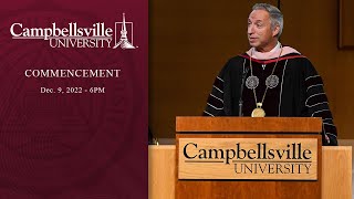 2022 Campbellsville University December Commencement  600 [upl. by Malvina]