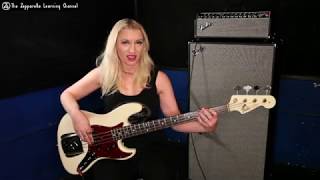 Immigrant Song bass lesson  main riff 1 of 3 Holly West for ZLC [upl. by Yrelav]