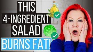 4Ingredient Fat Burning Cabbage Salad For Weight Loss  Perfect Salad for Diabetics amp PCOS [upl. by Becca]