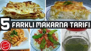 5 Farklı Makarna TarifiMakarna Sosu Tarifleri [upl. by Ylrevaw738]