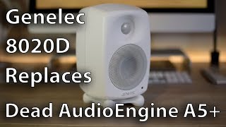 Genelec 8020D replaces AudioEngine A5 [upl. by Eceirehs149]