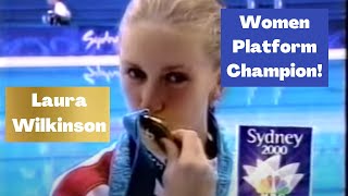 2000 Laura Wilkinson USA Diving  5251D  Olympic Gold Medal moments [upl. by Adnih779]