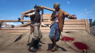 Red Dead Redemption 2  Torturing and Brutally Killing NPCs 72 Euphoria Ragdolls [upl. by Pazit255]