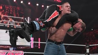 John Cena vs David Otunga 2on1 [upl. by Eissej]