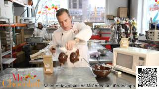 MICROWAVE CHOCOLATE TEMPERING amp MOLDING [upl. by Balbur]