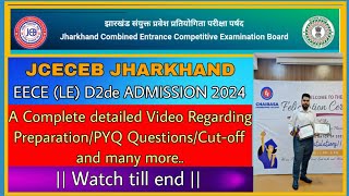 Btech Lateral Entry D2D 2024 Admission in Jharkhand  Jcece D2d entrance exam  jcece d2d 2024 [upl. by Walston]