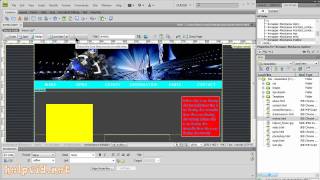 Floating Div Tags  Dreamweaver Tutorial [upl. by Enitsua]