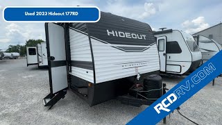 USED 2023 Keystone Hideout Single Axle 177RD Travel Trailer Walk Through  North Ridgeville [upl. by Welby]