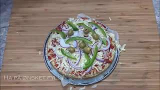 Glutenfri havre pizza [upl. by Aillicirp]