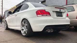 BMW 135i Muffler Delete quotLethal Soundquot [upl. by Euginomod]