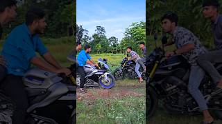 সব মাতালরা যখন বাইক চালায় bike bikerider r15 mt15 funnyvideo comedyshorts [upl. by Mchail]