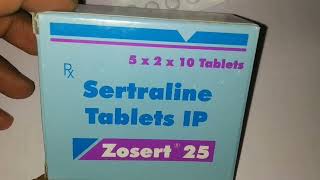 Zosert 25 tabletssertraline tablets [upl. by Selokcin258]