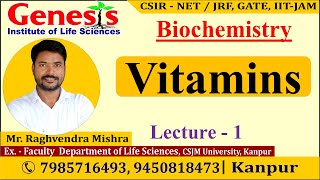 Vitamins  Biochemistry  Lecture1  New online quotBatchquot for CSIR NETJRF  IITJAM [upl. by Pinchas]