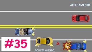 TRANSITAR NO ACOSTAMENTO  ULTRAPASSAR NO ACOSTAMENTO  CURSO DE PRIMEIRA HABILITAÇÃO  35 [upl. by Gabriele]