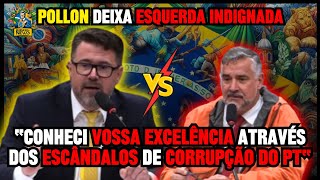 Fala de Marcos Pollon deixa a esquerda louca quotConheci vossa excelência através dos escândalos do PTquot [upl. by Ahsen]