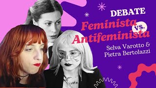 REACT  DEBATE ANTIFEMINISTA vs FEMINISTA [upl. by Day445]