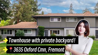 Townhouse with private backyard in Fremont Convenient commute to Meta and Tesla [upl. by Limbert74]