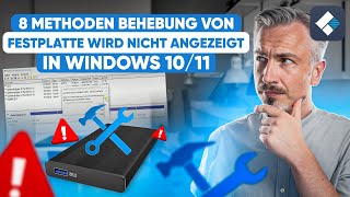 8 Methoden zur Behebung von Festplatte wird nicht in Windows 1011 angezeigt  Recoverit [upl. by Ihtak]