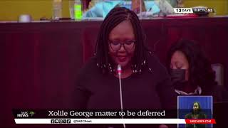 Secretary to Parliament Xolile Georges salary matter to be deferred [upl. by Lekram]