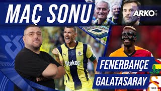 Fenerbahçe  Galatasaray  Maç Sonu Değerlendirmesi [upl. by Leahkim]