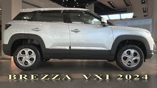 Brezza Vxi 2024 Review  Most Selling Model  Price  Features  Mileage  Interior  Exterior [upl. by Malliw979]